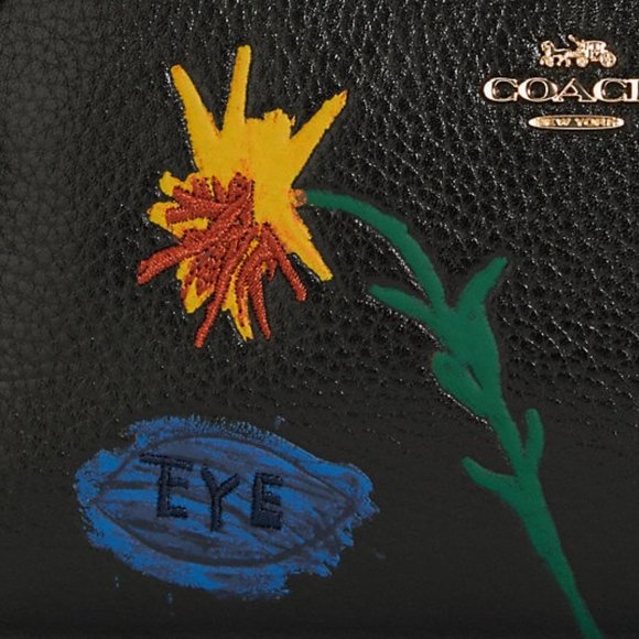 🌸 Coach X Jean Michel Basquiat Small Boxy Cosmetic Case 🍃 - Picture 13 of 14